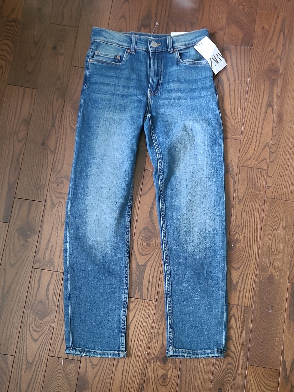 New Zara Jeans Regular Fit Medium blue Girls 11-12 years